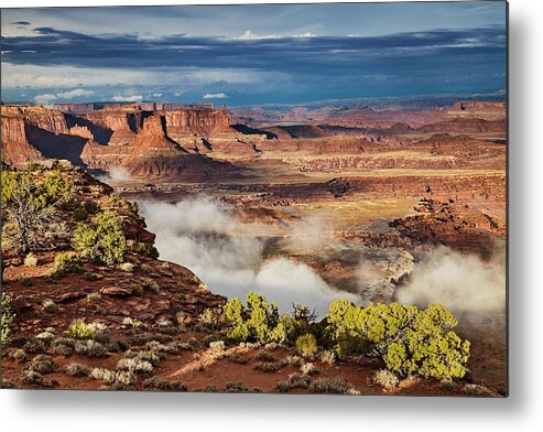 Landscape Metal Print featuring the photograph Island In The Sky, Canyonlands National #3 by DPK-Photo