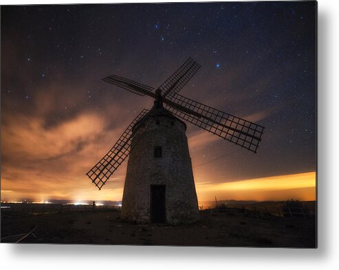 Windmill Metal Print featuring the photograph #34 by David Martn Castn