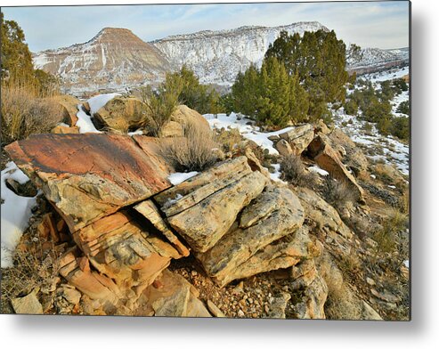 Colorado National Monument Metal Print featuring the photograph Colorado National Monument's East Entrance #4 by Ray Mathis