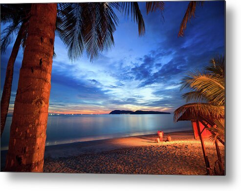 Scenics Metal Print featuring the photograph Tropical Beach #4 by Fredfroese