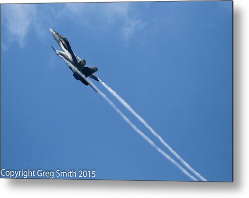 F18 Metal Print featuring the photograph F18 #5 by Greg Smith