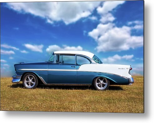 Chevy Metal Print featuring the photograph 56 Chevy by Carl H Payne