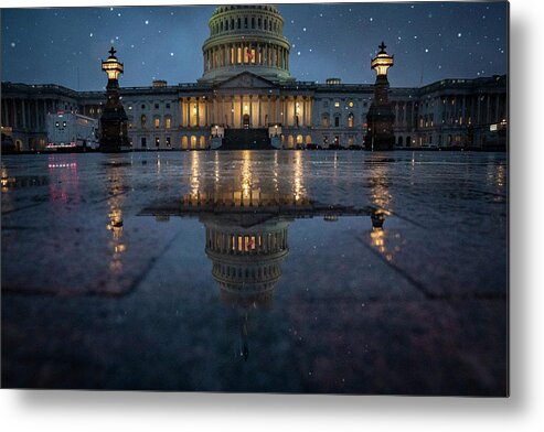 Impeachment Metal Print featuring the photograph Capitol Hill #6 by The Washington Post