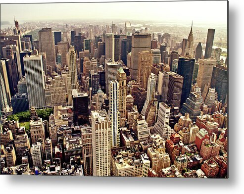 Tranquility Metal Print featuring the photograph New York City #6 by Vivienne Gucwa