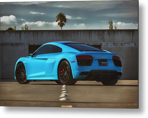 Audi Metal Print featuring the photograph #Audi #R8 #V10 #Print #8 by ItzKirb Photography