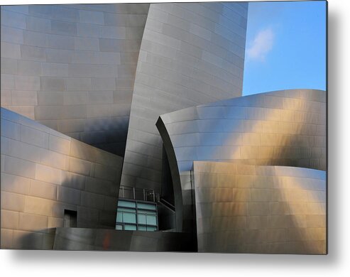 California Metal Print featuring the photograph Disney Concert Hall by Mitch Diamond