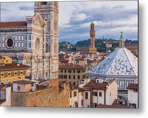Palazzo Vecchio Metal Print featuring the photograph View Of The Town #9 by Maremagnum