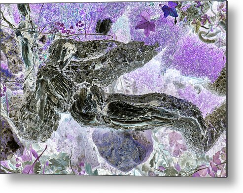 Crocodile Metal Print featuring the photograph A Crocodile's Bark by Jean Gill