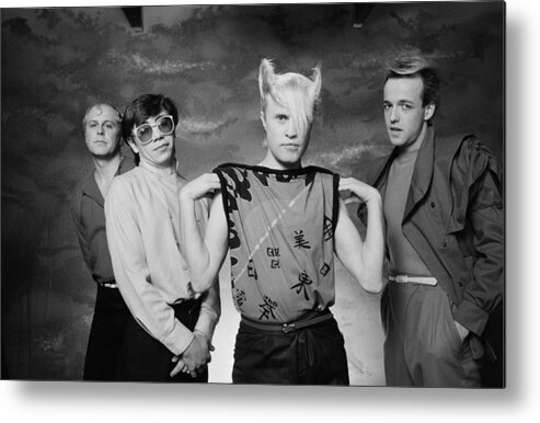 1980-1989 Metal Print featuring the photograph A Flock Of Seagulls by Fin Costello