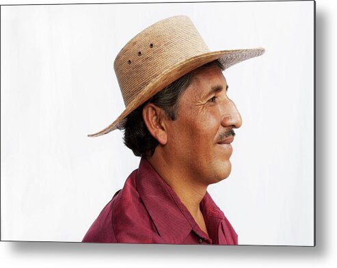 People Metal Print featuring the photograph A Mexican Man by Russell Monk