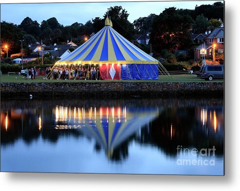 Mylor Bridge Metal Print featuring the photograph A Midsummers Night Party by Terri Waters