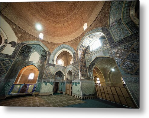 Iran Metal Print featuring the photograph A mosque in Tabriz, Iran by Kamran Ali