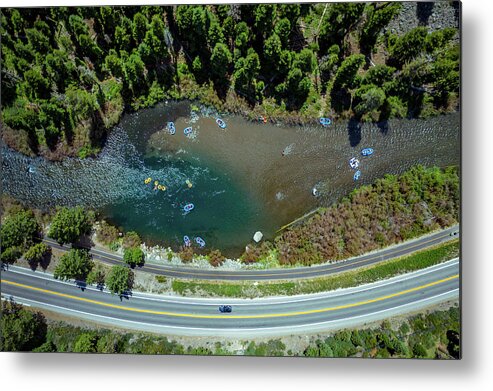 River Metal Print featuring the photograph Above The Truckee River by Clinton Ward