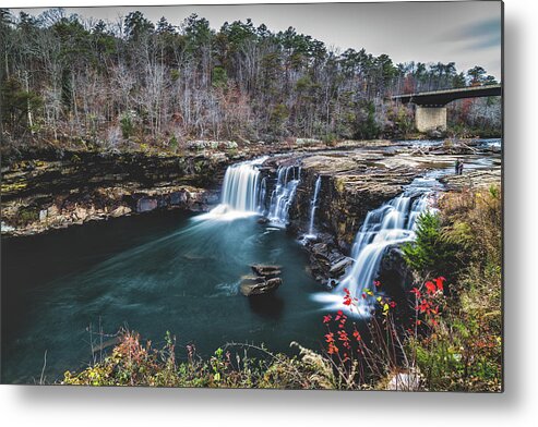 Little River Canyon National Preserve Metal Print featuring the photograph Alabama Falls - 1 by Mati Krimerman