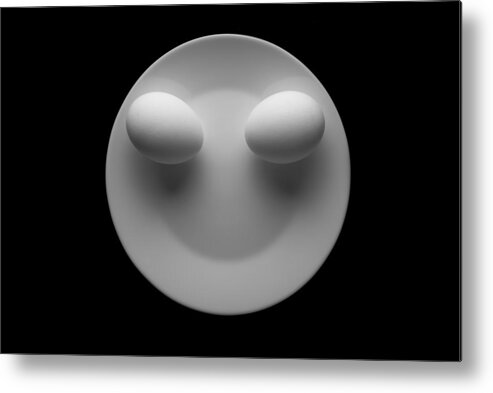 Abstract Metal Print featuring the photograph Alien Smile by Dmitry Skvortsov