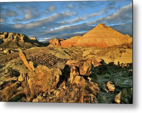 Ruby Mountain Metal Print featuring the photograph Amazing Clouds over Ruby Mountain and Colorado National Monument by Ray Mathis