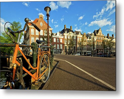 Row House Metal Print featuring the photograph Amsterdam by Nikada