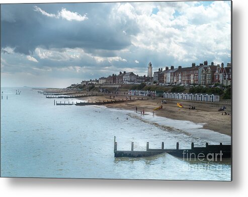 Beach Metal Print featuring the photograph An English Beach by Perry Rodriguez