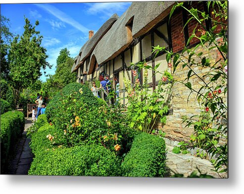 Shakespeare Metal Print featuring the photograph Anne Hathaway's Cottage by Chris Smith