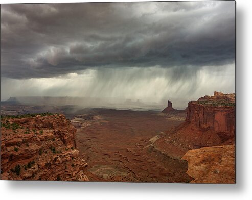 Mesa Metal Print featuring the photograph Approaching Storm by Nick Kalathas