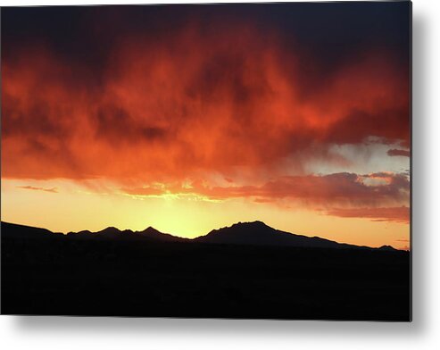 Prescott Valley Metal Print featuring the photograph Arizona Sunset Abstract by David T Wilkinson