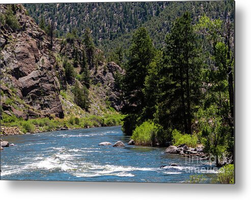 Arkansas River Metal Print featuring the photograph Arkansas River in Brown's Canyon Natinoal Monument by Steven Krull