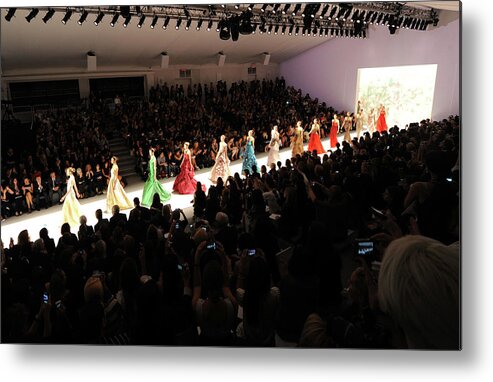 New York Fashion Week Metal Print featuring the photograph Around Lincoln Center Day 5 - Spring by Andrew H. Walker