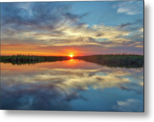 Florida Metal Print featuring the photograph Arthur R Marshall Loxahatchee National Wildlife Refuge by Juergen Roth