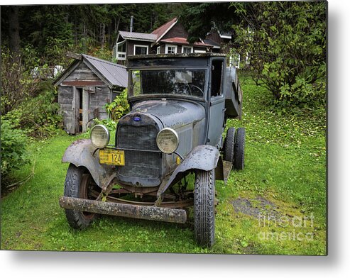 Old Metal Print featuring the photograph At Crow Creek Mine by Eva Lechner
