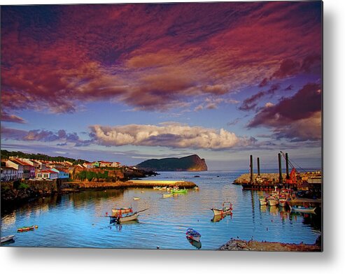 Tranquility Metal Print featuring the photograph Atardecer En San Mateo by Minuano12 (javier Rodríguez)