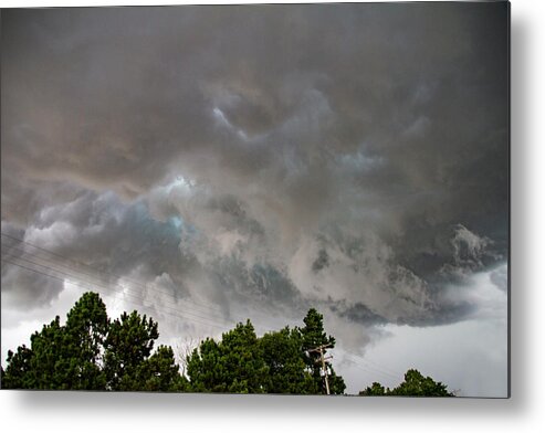 Nebraskasc Metal Print featuring the photograph August Thunder 010 by Dale Kaminski