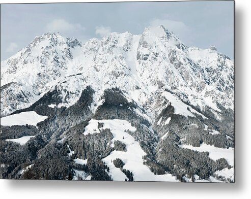 Scenics Metal Print featuring the photograph Austria, View Of Mountains by Westend61