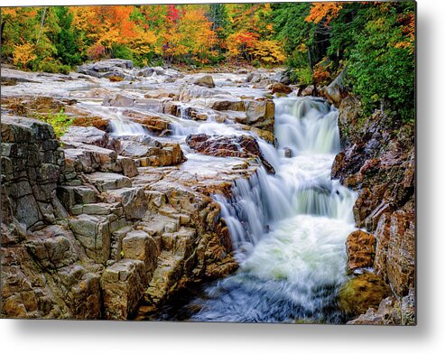 Albany Metal Print featuring the photograph Autumn Color at Rocky Gorge by Jeff Sinon