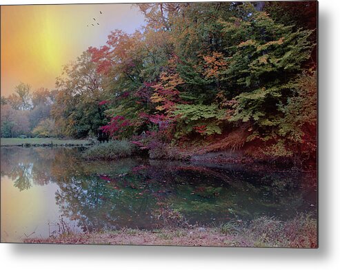 Morning Metal Print featuring the photograph Autumns Morning by John Rivera