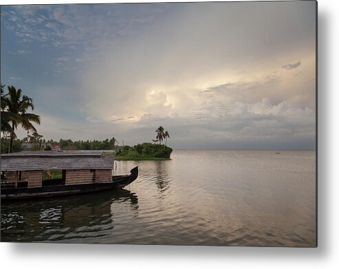 Alappuzha Metal Print featuring the photograph Backwaters Of Kerala by Maria Heyens