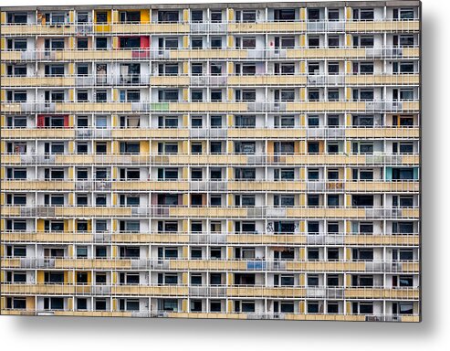 Building Metal Print featuring the photograph Balcony Idyll by Peter Pfeiffer