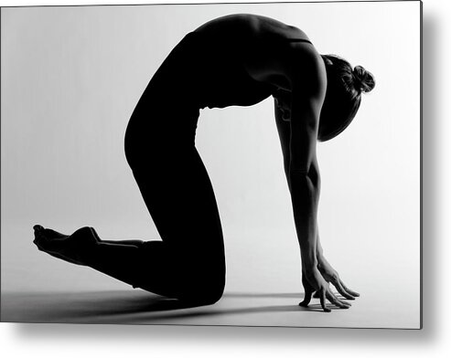 Ballet Dancer Metal Print featuring the photograph Ballerina Silhouette by Williamsherman