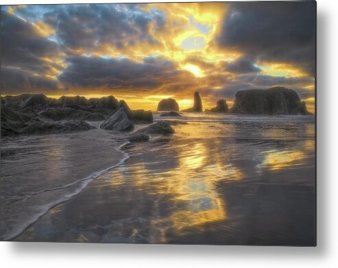 Bandon Metal Print featuring the photograph Bandon Gold by Judi Kubes