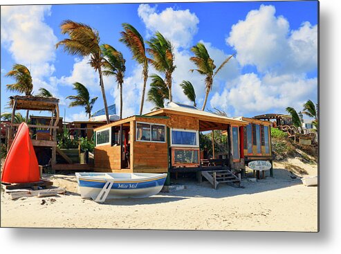 Anguilla Metal Print featuring the photograph Bankie Banxs Dunes Preserve Beach Bar by Ola Allen