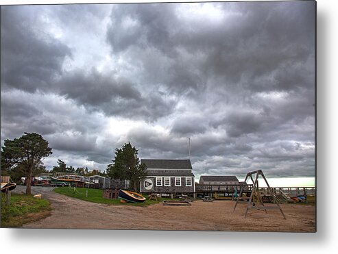 Charles Harden Metal Print featuring the photograph Barnstable Yacht Club October by Charles Harden