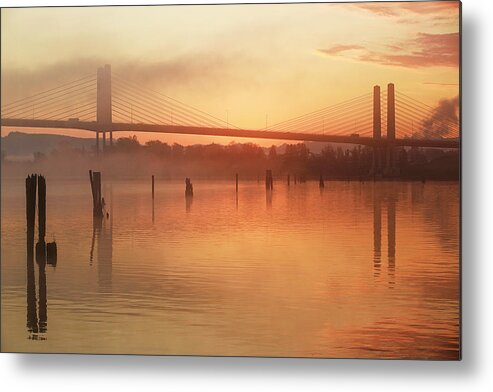 Tranquility Metal Print featuring the photograph Bathed In Gold by Kevin Van Der Leek Photography