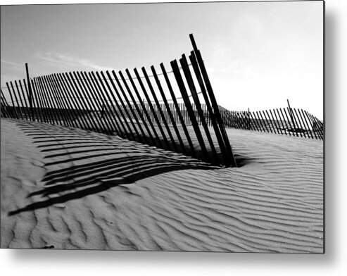 Desaturated Metal Print featuring the photograph Beachscape by Blackwaterimages