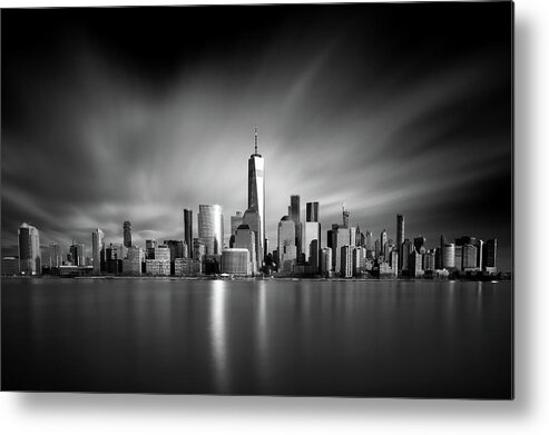 One World Trade Center Metal Print featuring the photograph Beacon Scrapers by Robert Bolton