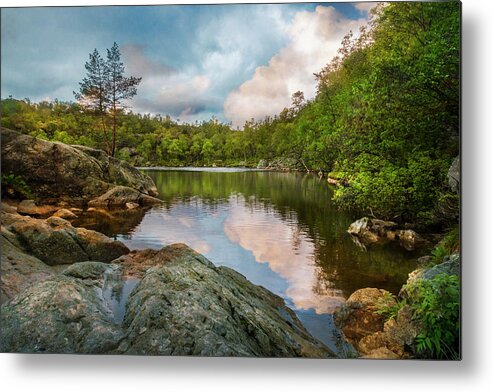 Clouds Metal Print featuring the photograph Beautiful Landscapes by Debra and Dave Vanderlaan