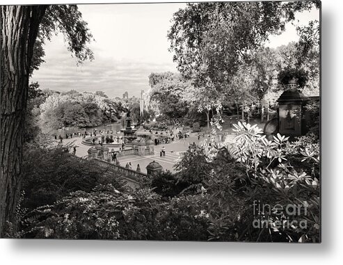 Impression Metal Print featuring the photograph Bethesda Fountain and Terrace, Central Park by Steve Ember