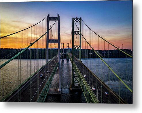 Bridge Metal Print featuring the photograph Between The Narrows by Clinton Ward