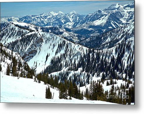 Snowird Metal Print featuring the photograph Beyond Mineral Basin by Adam Jewell