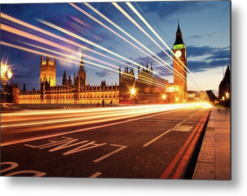 Clock Tower Metal Print featuring the photograph Big Ben And The Houses Of Parliament by Stuart Stevenson Photography