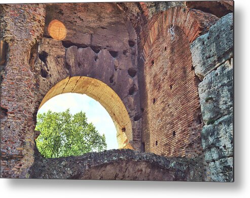Amphitheatre Metal Print featuring the photograph Birds Eye View Of Rome by JAMART Photography