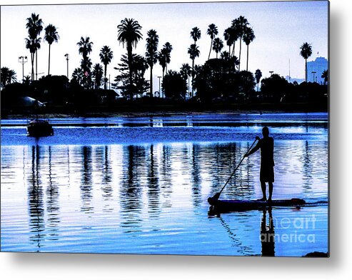 San Diego Metal Print featuring the photograph Blue Lagoon by Darcy Dietrich